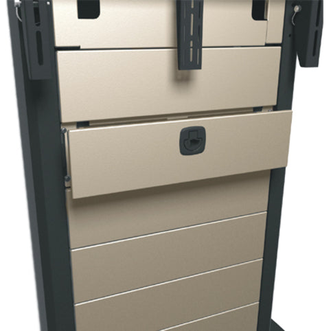 Middle Atlantic Video Cart, 56"-70" Dual Display