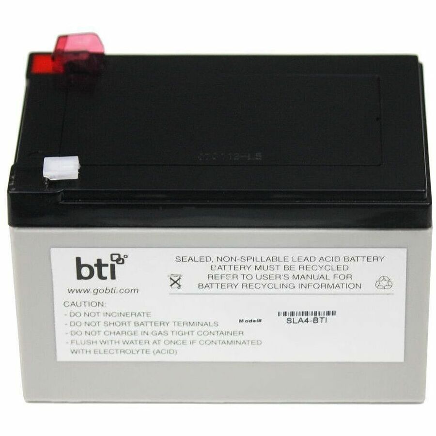 BTI RBC4-SLA4-BTI SEALED LEAD ACID BATTERY FOR APC BE750BB, BE750BBX450, BK650M, BK650MC, BK650MI, BK650MUS, BK650X06, BP500JPNP, BP650IPNP, BP650PNP