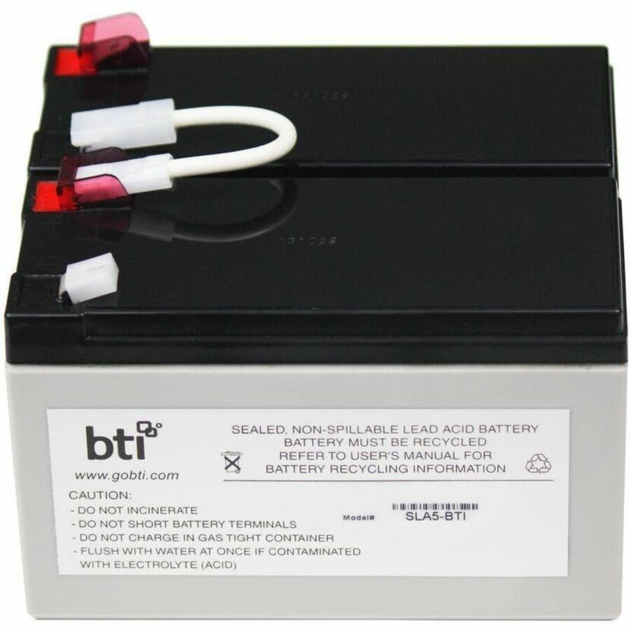 BTI RBC5-SLA5-BTI SEALED LEAD ACID BATTERY FOR APC SU450INET, SU450NET, SU700, SU700BX120, SU700I, SU700IBX120, SU700INET, SU700NET, SU700X93