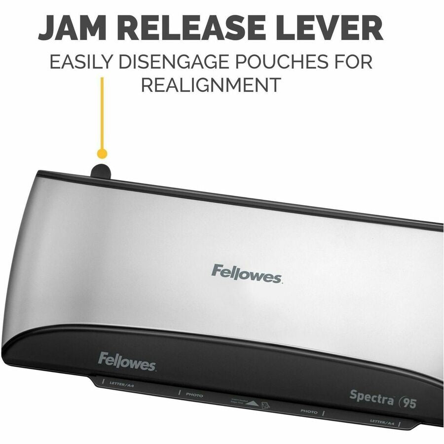 Fellowes Spectra™ 95 Thermal Laminator for Home or Home Office Use with 10 Pouch Starter Kit