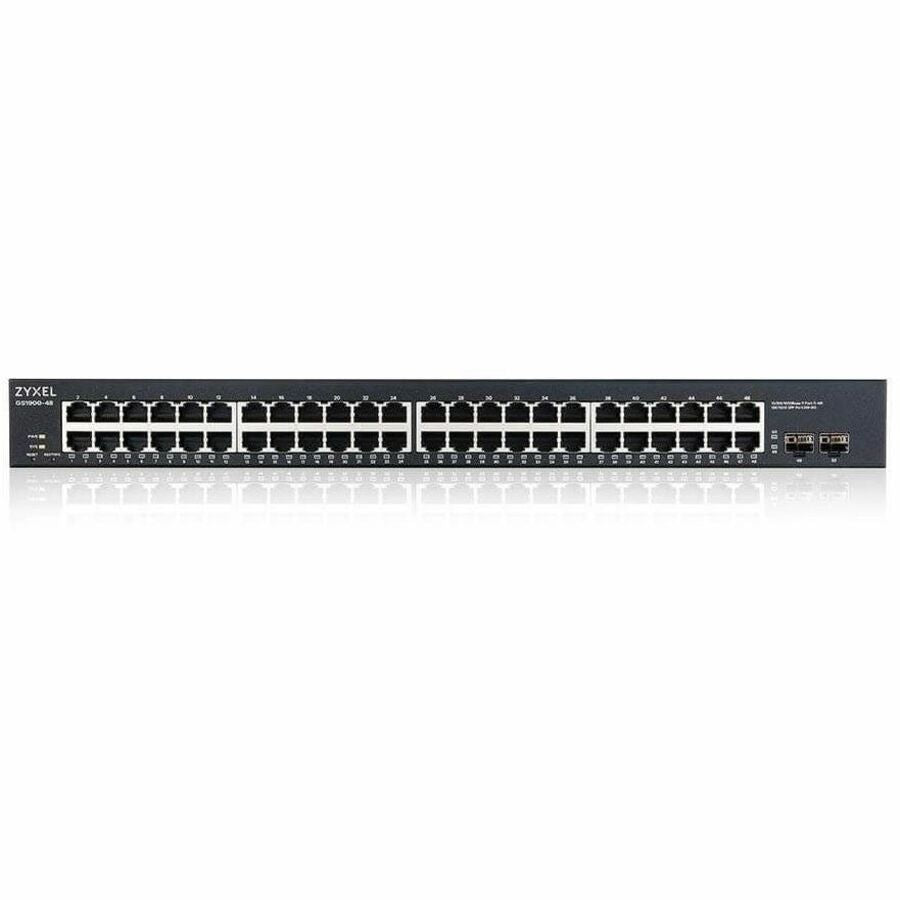 ZyXEL GS1900-48 L2 Web Managed 48-Port GbE Rackmount Switch with 2 SFP, Total 50-Ports