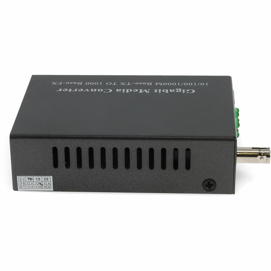 AddOn 10/100/10/100/1000Base-TX(RJ-45) to 1000Base-BXD(ST) BiDi SMF 1550nmTX/1490nmRX 60km Media Converter