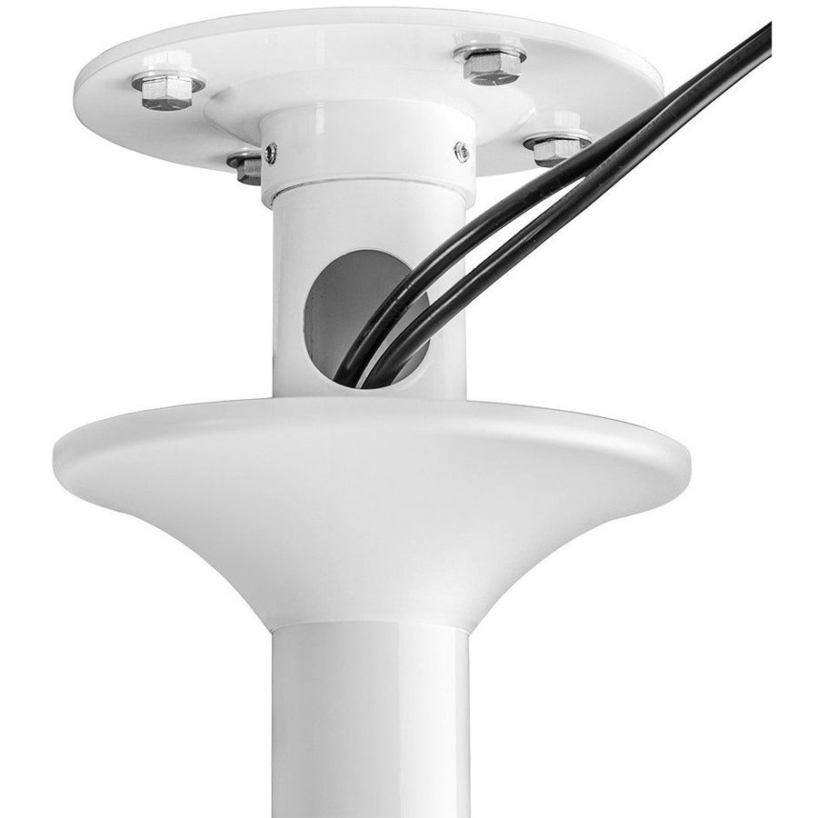 Atdec ceiling mount for large display, long pole - Loads up to 143lb - White - Universal VESA up to 800x500