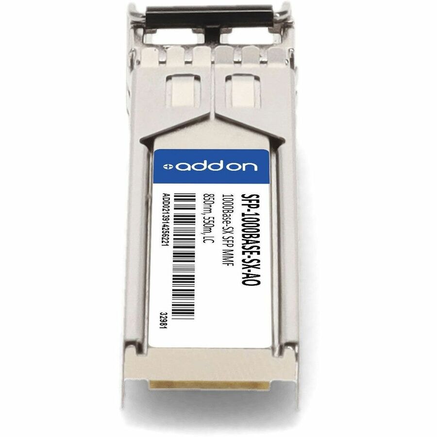 AddOn MSA and TAA Compliant 1000Base-SX SFP Transceiver (MMF, 850nm, 550m, LC)