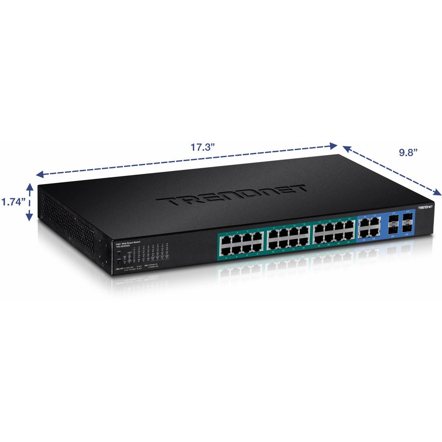 28 Port Gigabit Web Smart PoE