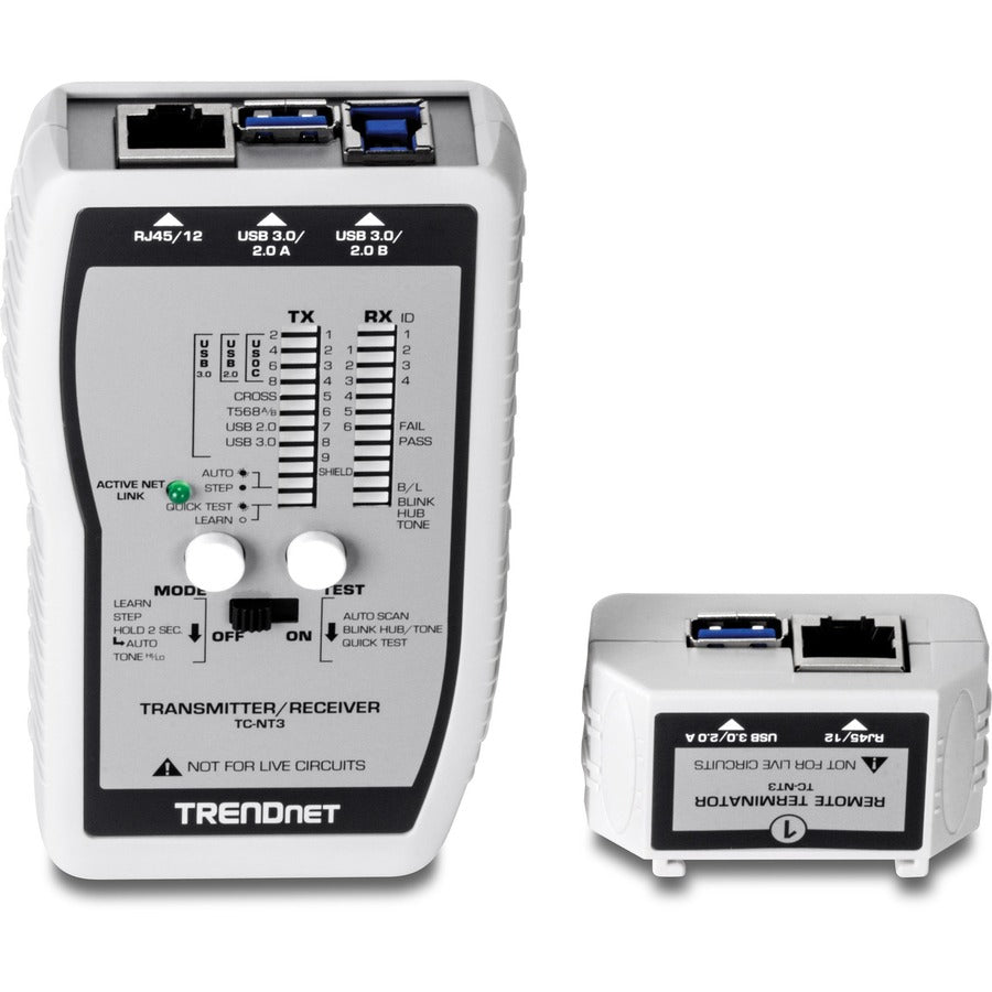 TRENDnet VDV and USB Cable Tester, TC-NT3