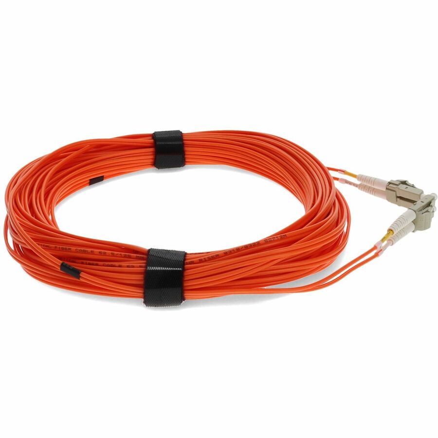 AddOn 40m LC (Male) to LC (Male) Orange OM1 Duplex Fiber OFNR (Riser-Rated) Patch Cable