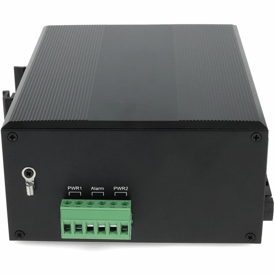 AddOn 4 10/100Base-TX(RJ-45) to 2 100Base-BXU(SC) SMF 1310nmTX/1550nmRX 20km Industrial Media Converter Switch