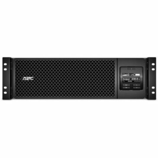 APC Smart-UPS On-Line, 5kVA, Rackmount 3U, 208V/230V, Hard wire 3-wire(2PH+G)+3-wire(H+N+E)+3-wire(H+N+G) outlets, Network Card+SmartSlot, W/ rail kit