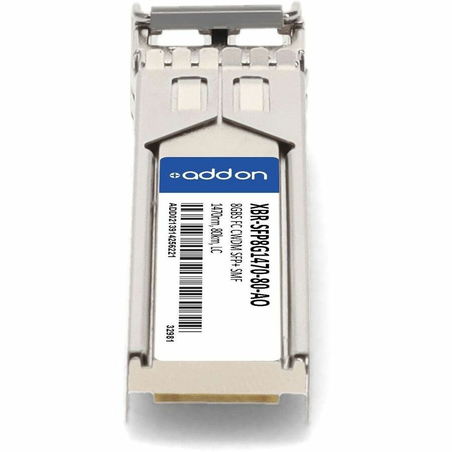 AddOn Brocade XBR-SFP8G1470-80 Compatible TAA Compliant 8GBase-CWDM Fibre Channel SFP+ Transceiver (SMF, 1470nm, 80km, LC)