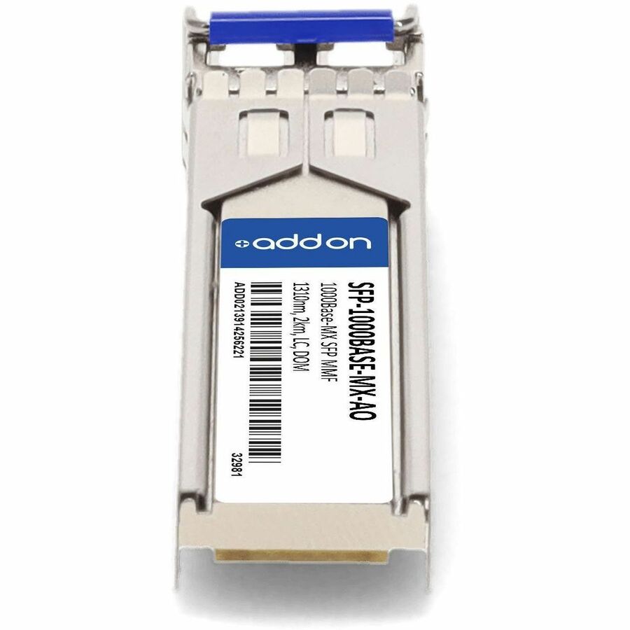 AddOn MSA and TAA Compliant 1000Base-MX SFP Transceiver (MMF, 1310nm, 2km, LC, DOM)