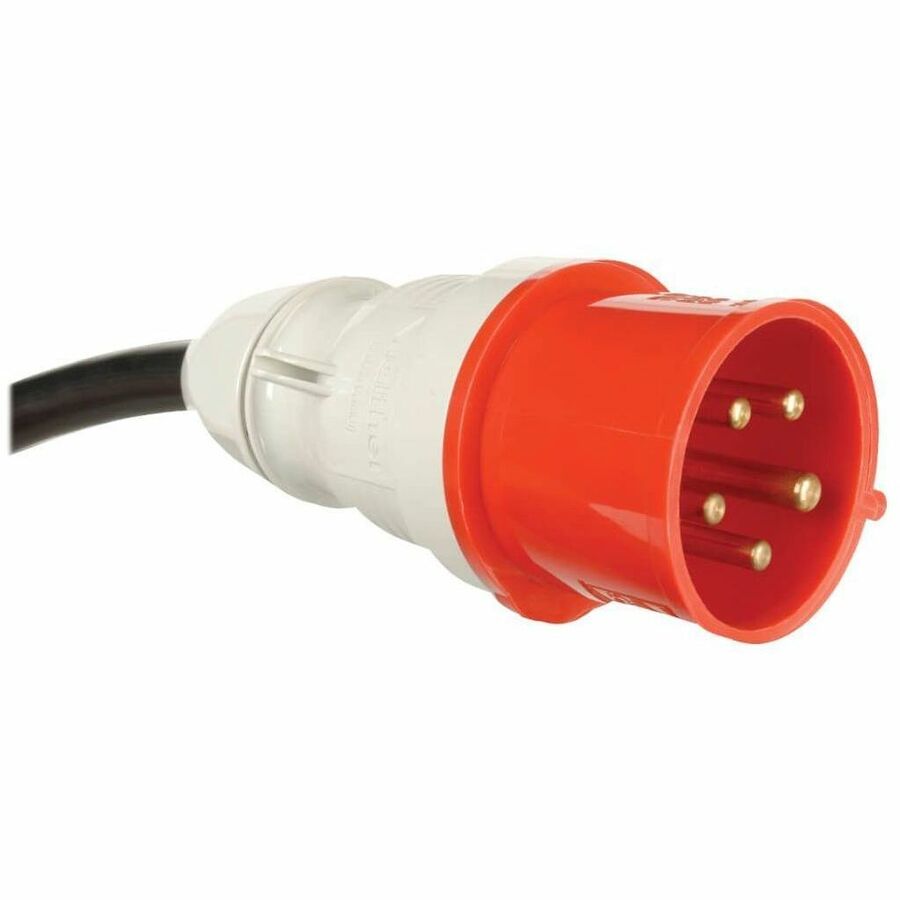 Eaton Tripp Lite Series 3-Phase Local Metered PDU, 23kW, 42 208-240V outlets (36 C13, 6 C19), IEC309 32A Red (3P+N+E) 360-415V Input, 0u vertical, TAA