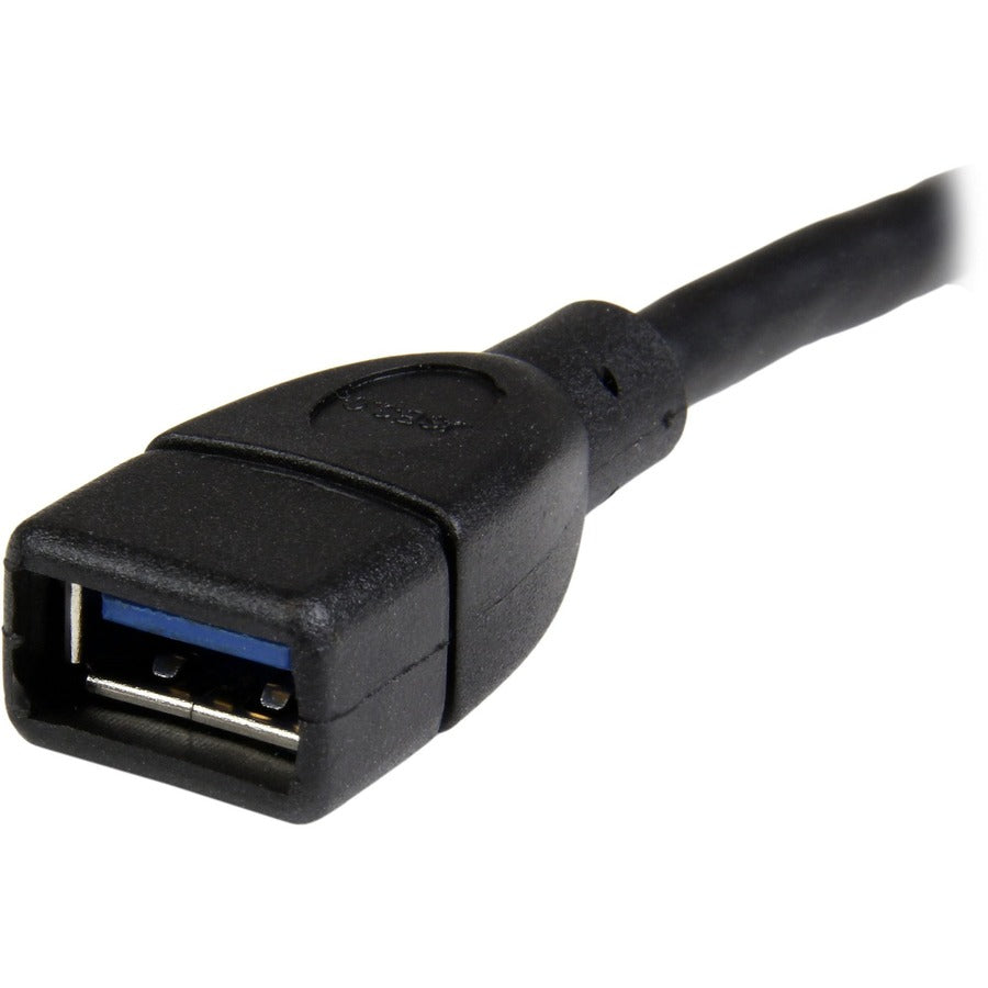 StarTech.com 6in Black USB 3.0 (5Gbps) Extension Adapter Cable A to A - M/F