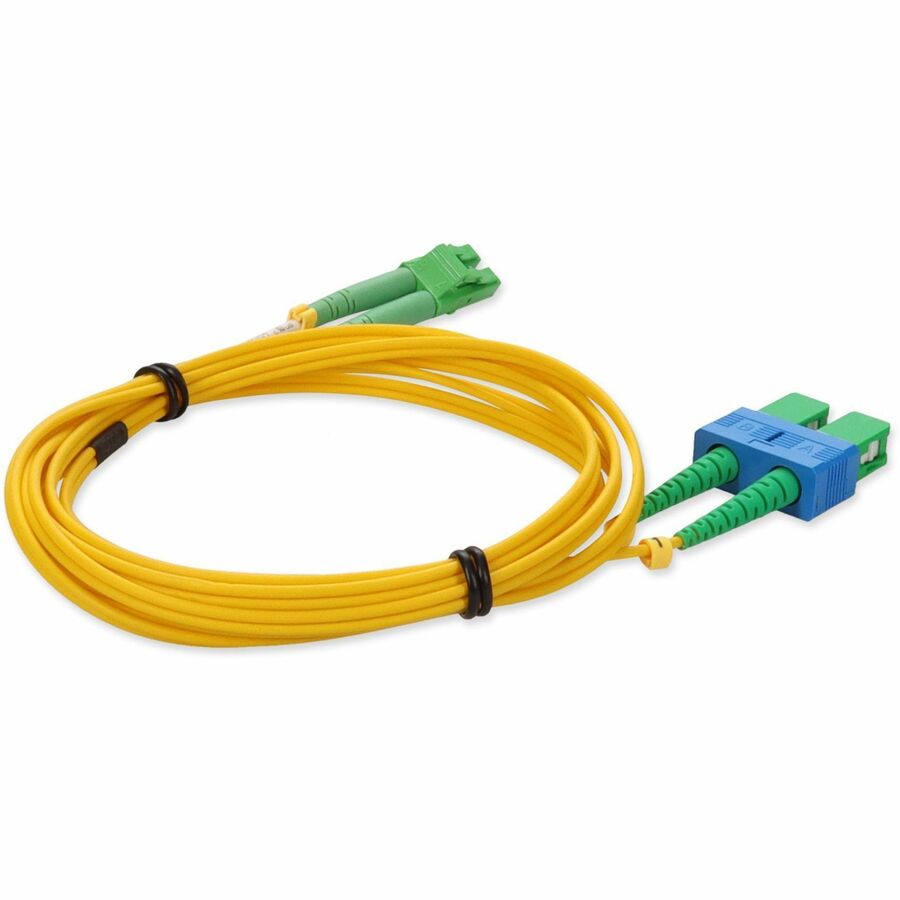 AddOn 3m ALC (Male) to ASC (Male) Yellow OS2 Duplex Fiber OFNR (Riser-Rated) Patch Cable