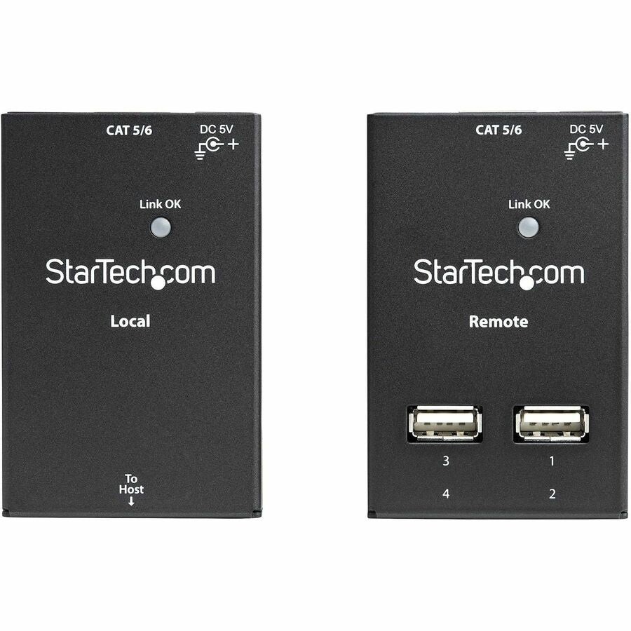 StarTech.com 4 Port USB 2.0-Over-Cat5-or-Cat6 Extender - up to 130ft (40m)