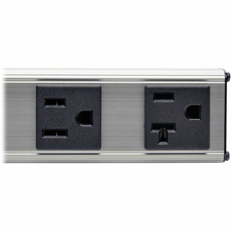 Eaton Tripp Lite Series 4-Outlet Vertical Power Strip, 2-15A & 2-20A, 120V, 15 ft. (4.57 m) Cord, 5-20P, 12 in.