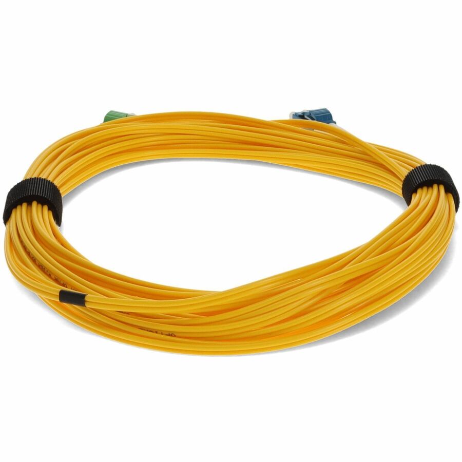 AddOn 5m ALC (Male) to LC (Male) Yellow OS2 Duplex Fiber OFNR (Riser-Rated) Patch Cable