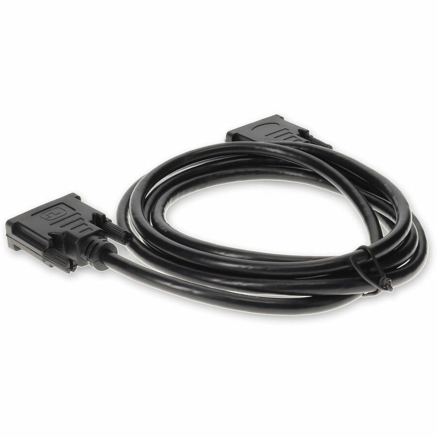 5PK 6ft HP DC198A Comp DVI-D Single Link (18+1 pin) Male to DVI-D Single Link (18+1 pin) Male Black Cables For Resolution Up to 1920x1200 (WUXGA)