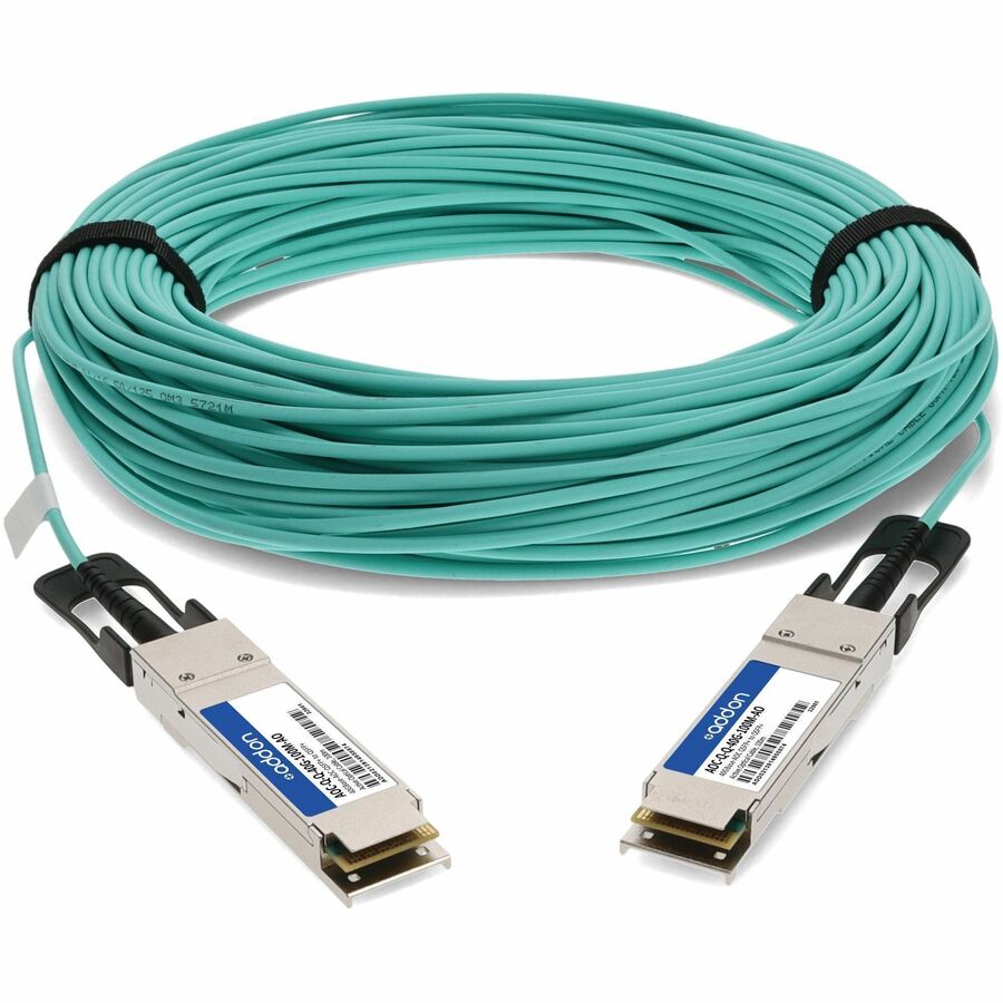 AddOn Arista Networks AOC-Q-Q-40G-100M Compatible TAA Compliant 40GBase-AOC QSFP+ to QSFP+ Direct Attach Cable (850nm, MMF, 100m)