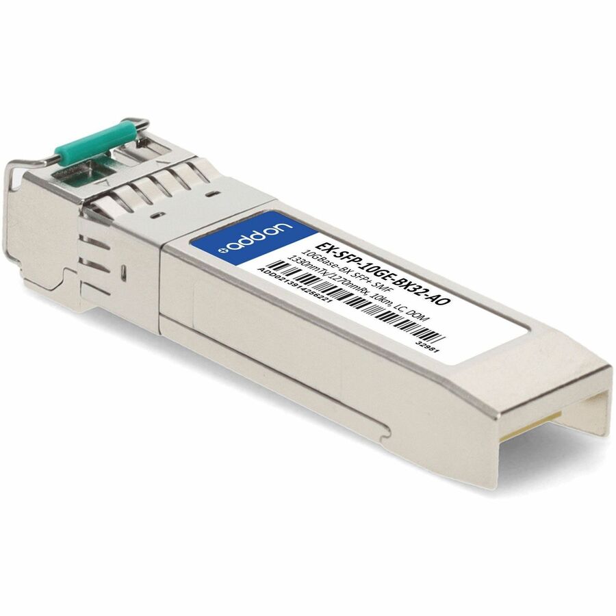 AddOn Juniper Networks EX-SFP-10GE-BX32 Compatible TAA Compliant 10GBase-BX SFP+ Transceiver (SMF, 1330nmTx/1270nmRx, 10km, LC, DOM)
