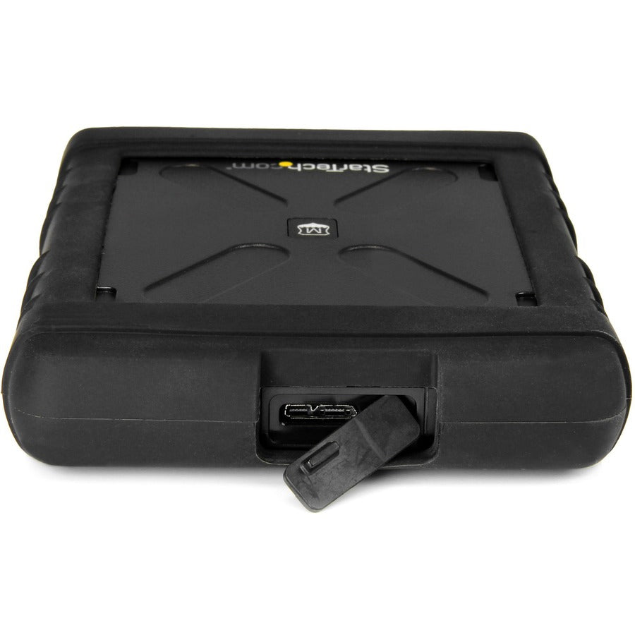 StarTech.com 2.5" USB 3.0 Hard Drive Enclosure â€" Rugged â€" Supports UASP â€" Tool-Less â€" IP54 â€" SSD USB External HDD Enclsoure