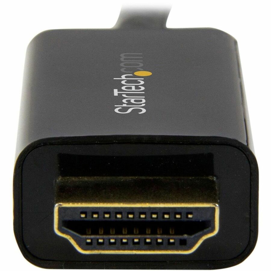 StarTech.com 6ft (2m) Mini DisplayPort to HDMI Cable, 4K 30Hz Video, Mini DP to HDMI Adapter/Converter Cable, mDP to HDMI Monitor/Display