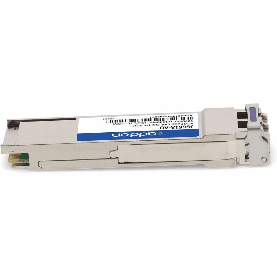 AddOn HP JG661A Compatible TAA Compliant 40GBase-LR4 QSFP+ Transceiver (SMF, 1270nm to 1330nm, 10km, LC, DOM)