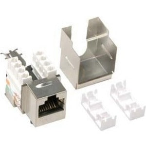 Unirise Cat6 Keystone Jack 110 Type Punch Down, Shielded