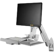 Amer Wall Mount for Flat Panel Display, Keyboard, CPU - TAA Compliant