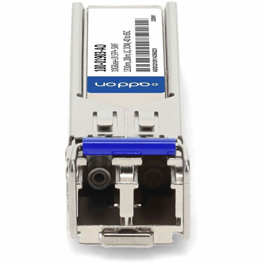 AddOn Calix 100-01903 Compatible TAA Compliant 10GBase-LR SFP+ Transceiver (SMF, 1310nm, 20km, LC, DOM, Rugged)
