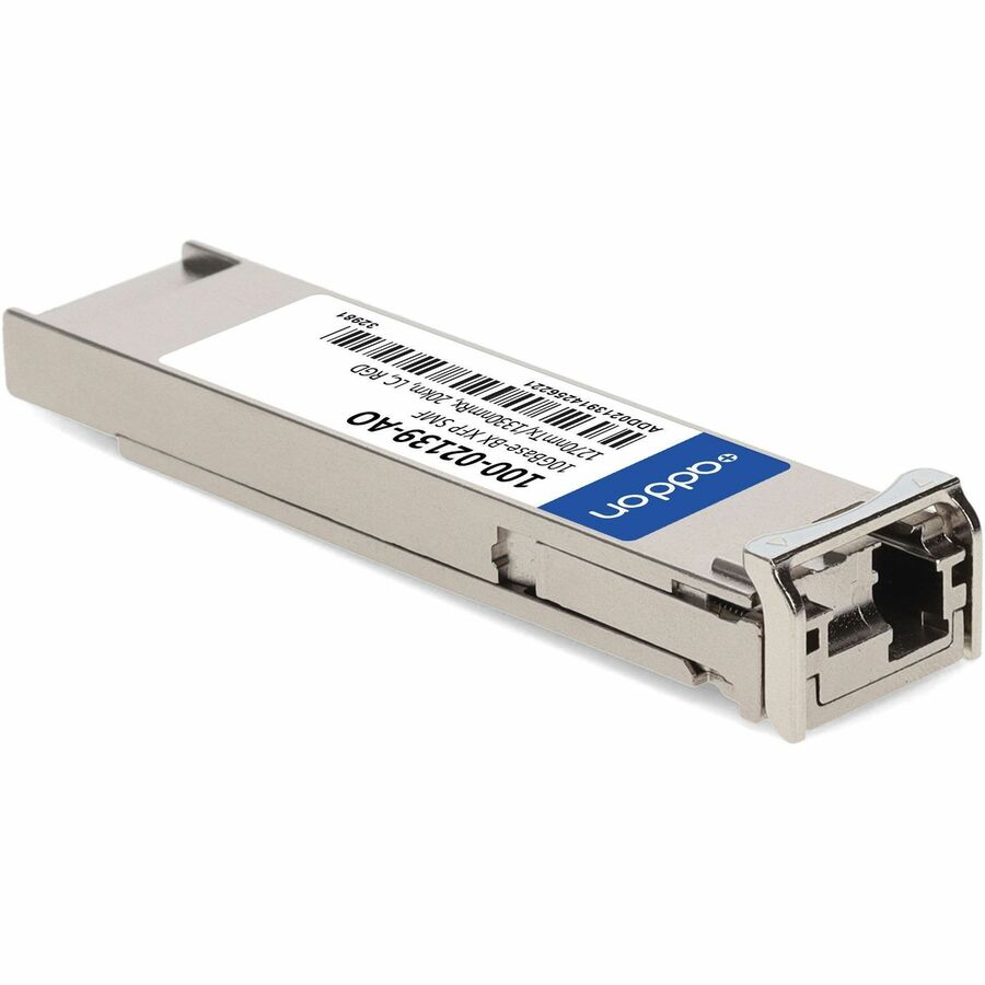 AddOn Calix 100-02139 Compatible TAA Compliant 10GBase-BX XFP Transceiver (SMF, 1270nmTx/1330nmRx, 20km, LC, Rugged)