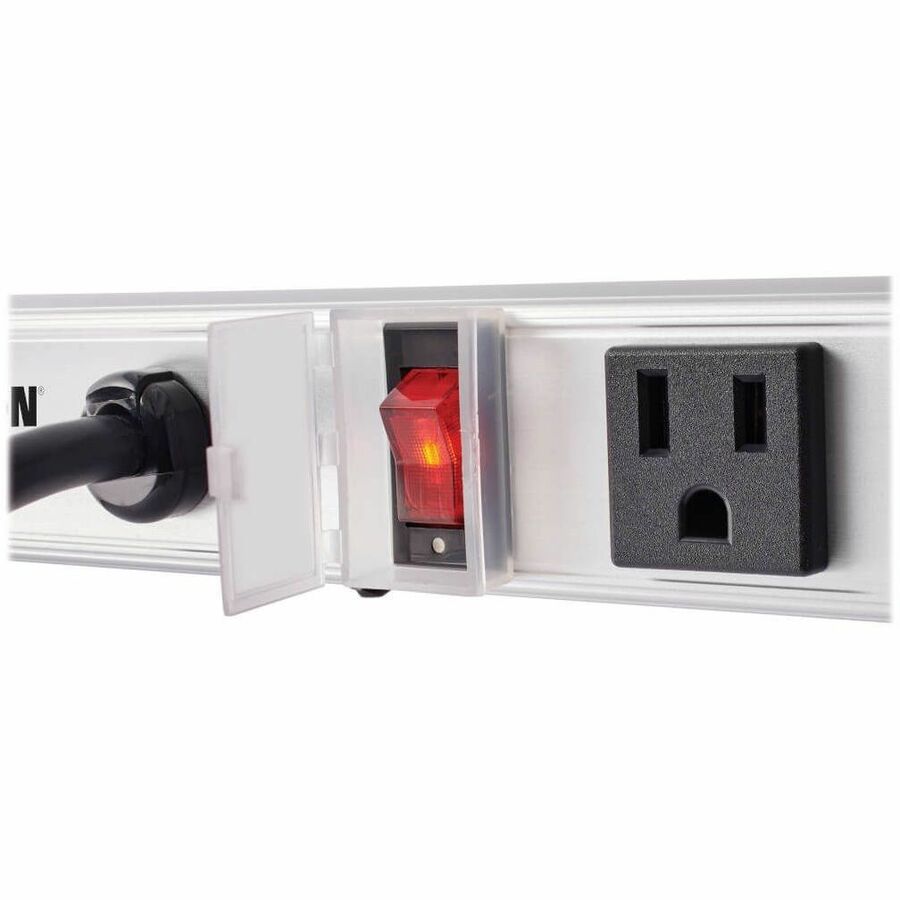 Eaton Tripp Lite Series 8 Right-Angle Outlet Vertical Power Strip, 120V, 15A, 15 ft. (4.57 m) Cord, 5-15P, 24 in.
