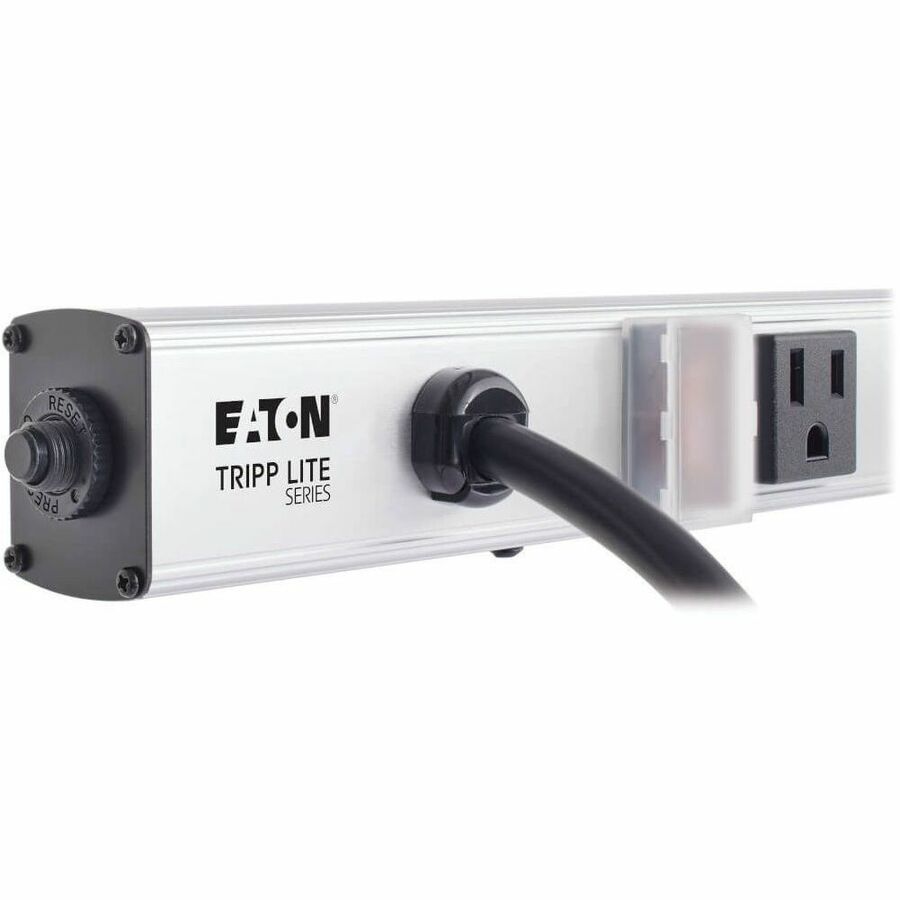 Eaton Tripp Lite Series 12 Right-Angle Outlet Vertical Power Strip, 120V, 15A, 15 ft. (4.57 m) Cord, 5-15P, 36 in.