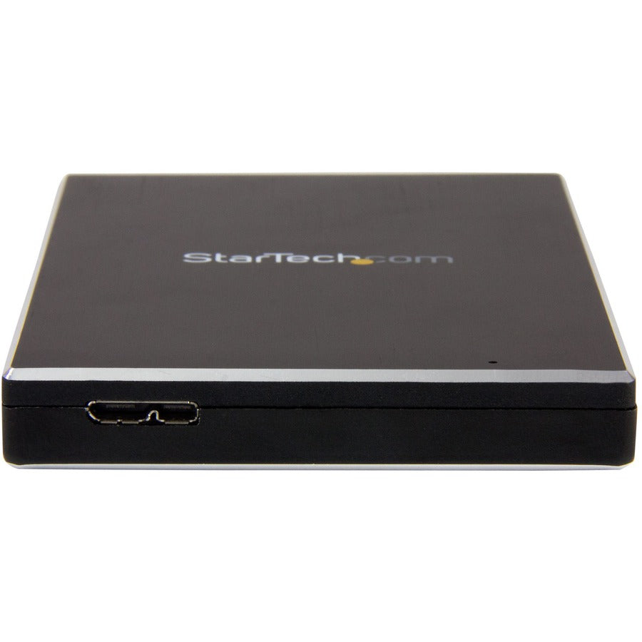 StarTech.com 2.5" External Hard Drive Enclosure - Supports UASP - Aluminum - USB 3.1 Enclosure - SSD/HDD Enclosure