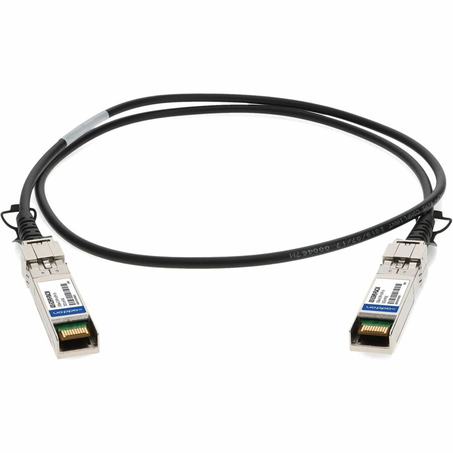 AddOn Cisco SFP-H10GB-CU1M to HP J9281D Compatible 10GBase-CU SFP+ to SFP+ Direct Attach Cable (Passive Twinax, 1m, TAA)