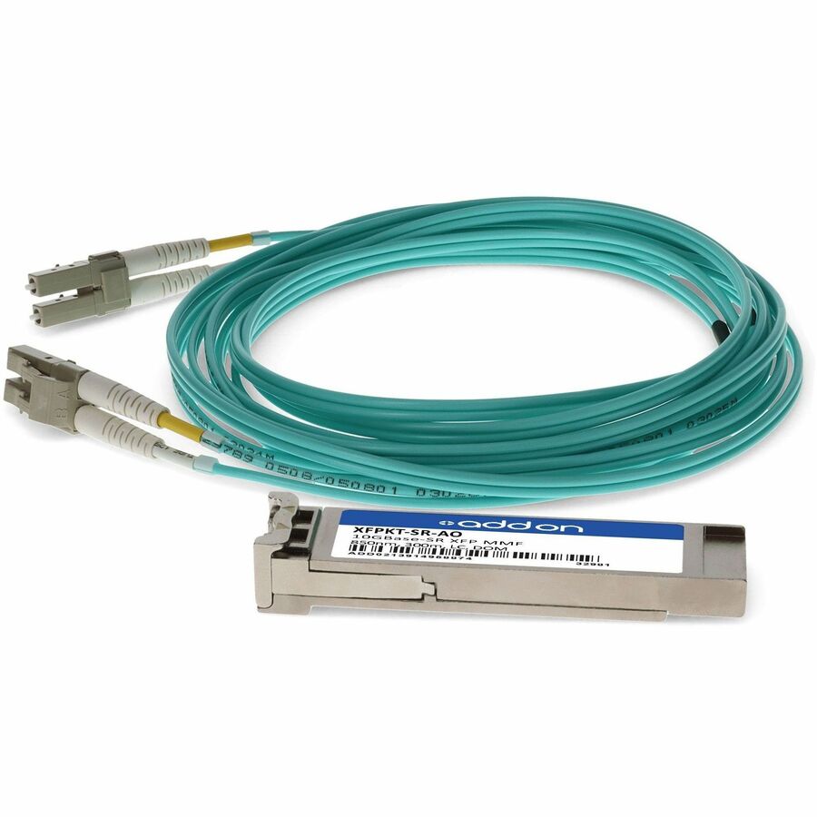 AddOn NetOptics XFPKT-SR Compatible TAA Compliant 10GBase-SR XFP Transceiver (MMF, 850nm, 300m, LC, DOM)