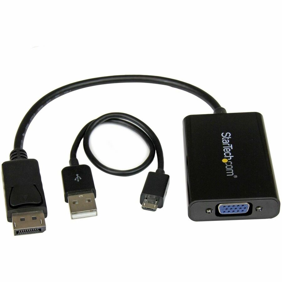 StarTech.com DisplayPort to VGA Adapter with Audio - DP to VGA Converter - 1920x1200