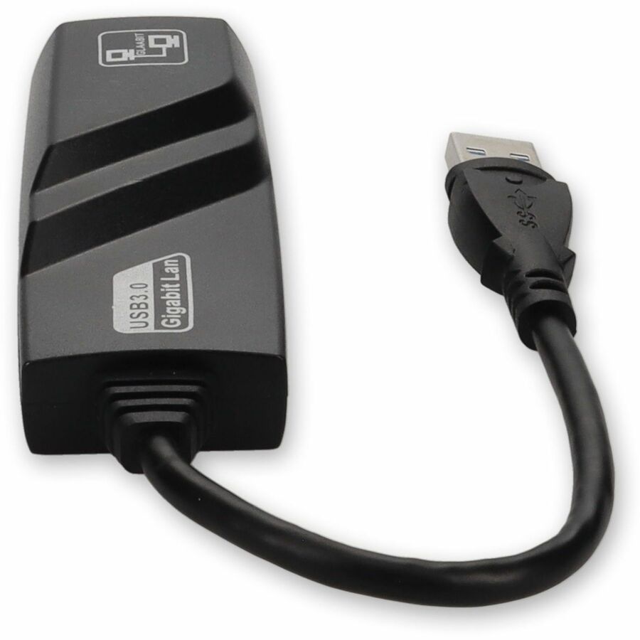 AddOn Lenovo 4X90E51405 Compatible USB 3.0 (A) Male to RJ-45 Female Black Adapter