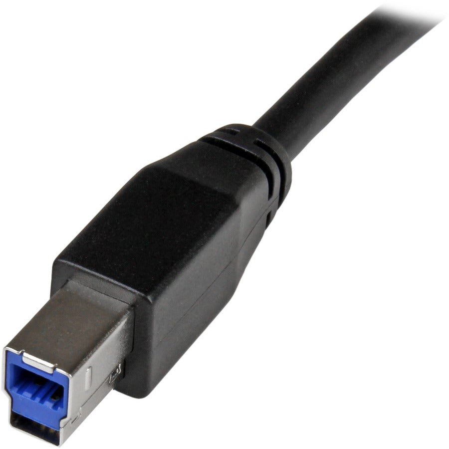 StarTech.com 10m 30 ft Active USB 3.0 (5Gbps) USB-A to USB-B Cable - M/M - USB A to B Cable - USB 3.2 Gen 1