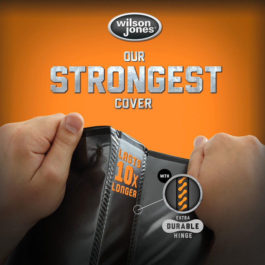 Wilson Jones® Ultra Duty Round Ring View Binder with Extra Durable Hinge, 2" , White