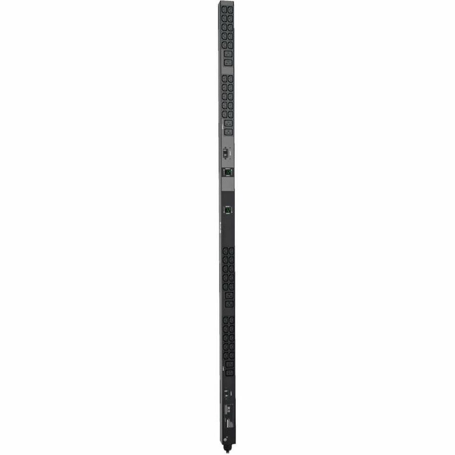 Eaton Tripp Lite Series 5.8kW Single-Phase Local Metered PDU, 200-240V Outlets (8 C19 and 40 C13), L6-30P, 10 ft. (3.05 m) Cord, 0U Vertical, TAA, 70 in.