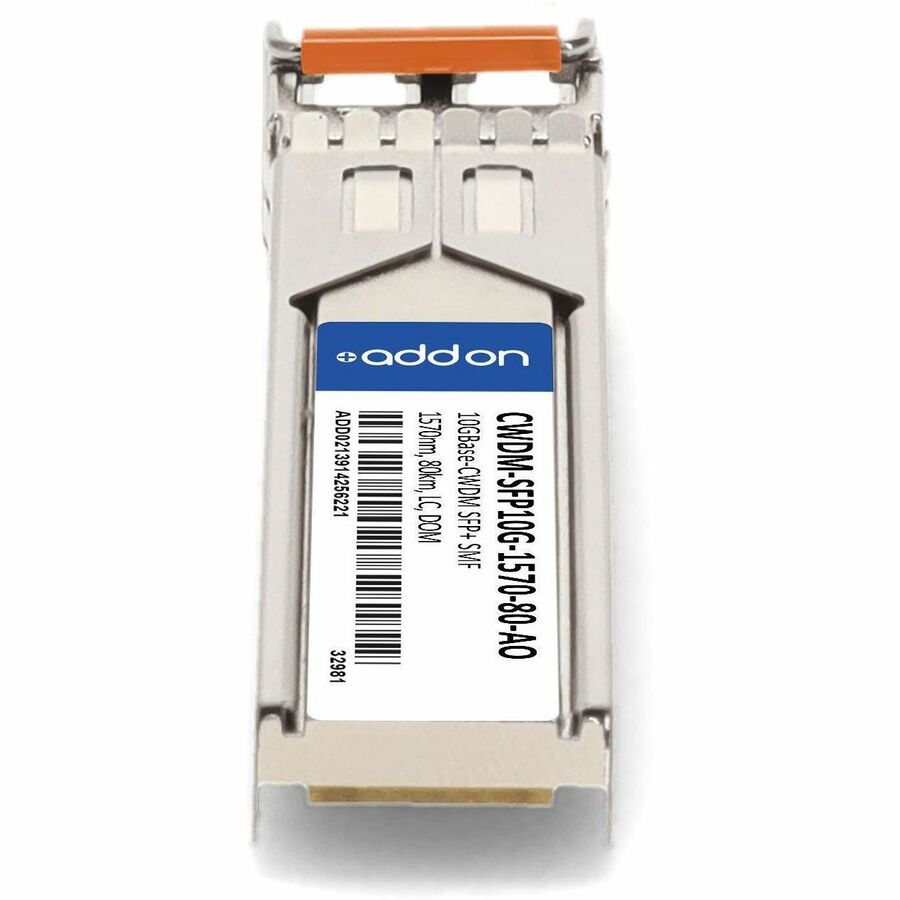 AddOn Cisco CWDM-SFP10G-1570-80 Compatible TAA Compliant 10GBase-CWDM SFP+ Transceiver (SMF, 1570nm, 80km, LC, DOM)