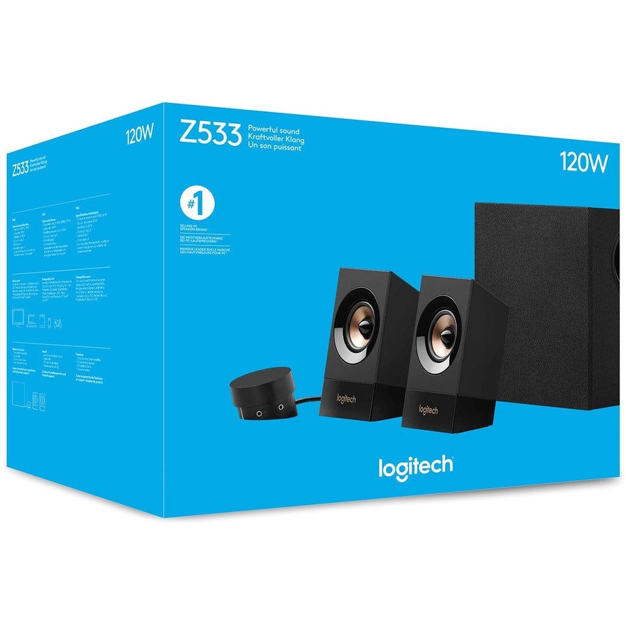 Logitech Z533 2.1 Speaker System - 60 W RMS