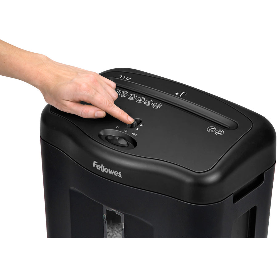 Fellowes Powershred® 11C Cross-Cut Shredder