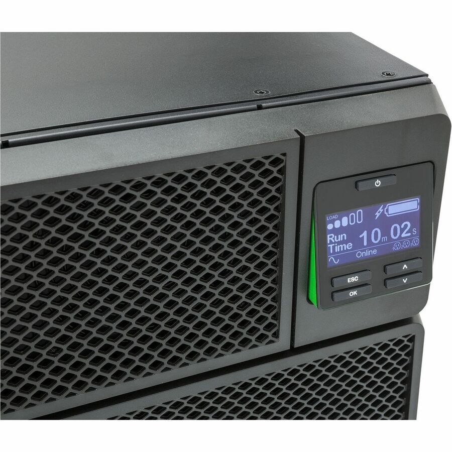 APC Smart-UPS On-Line, 6kVA/6kW, Rackmount 6U, 208V, 12x 5-20R+2x L6-20R+2x L6-30R NEMA, Network Card+SmartSlot, W/ transformer 208V-120V, W/ rail kit