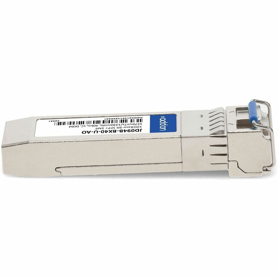 AddOn HP JD094B Compatible TAA Compliant 10GBase-BX SFP+ Transceiver (SMF, 1270nmTx/1330nmRx, 40km, LC, DOM)