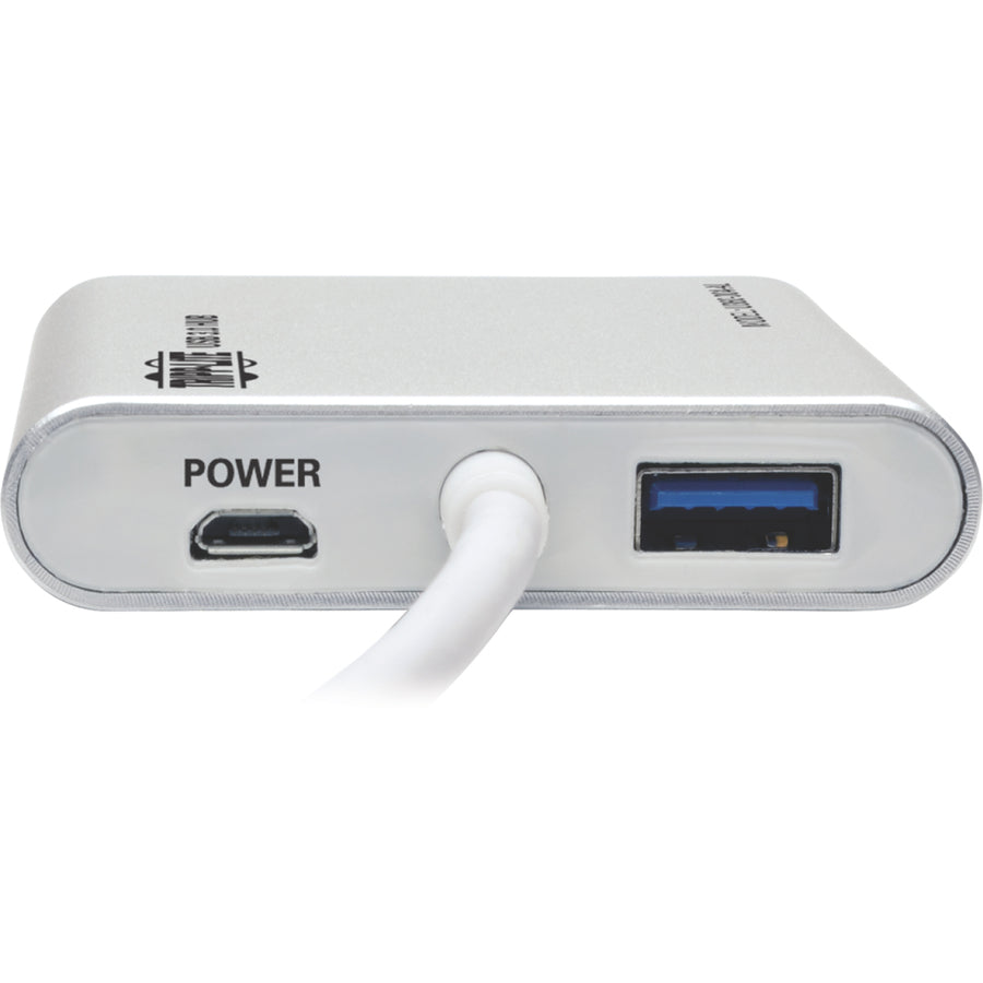 Eaton Tripp Lite Series 4-Port Portable USB 3.x (5Gbps) Mini Hub, Aluminum