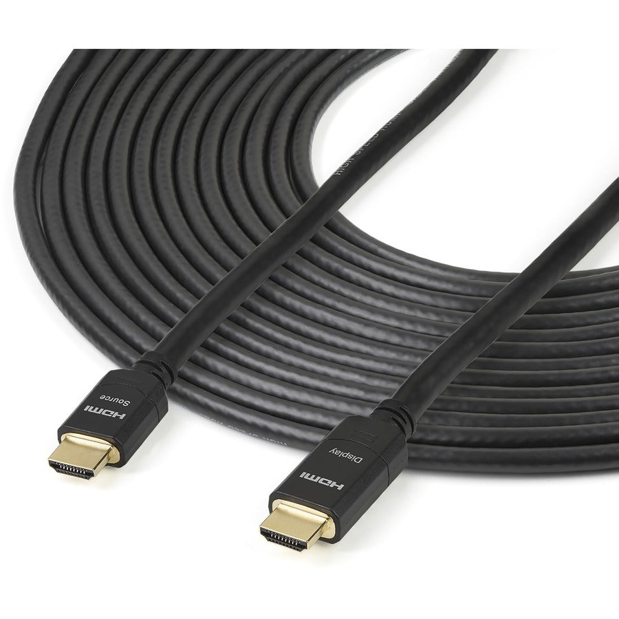 StarTech.com 98ft (30m) Active HDMI Cable, 4K 30Hz UHD High Speed HDMI 1.4 Cable with Ethernet, CL2 Rated HDMI Cord for In-Wall Install