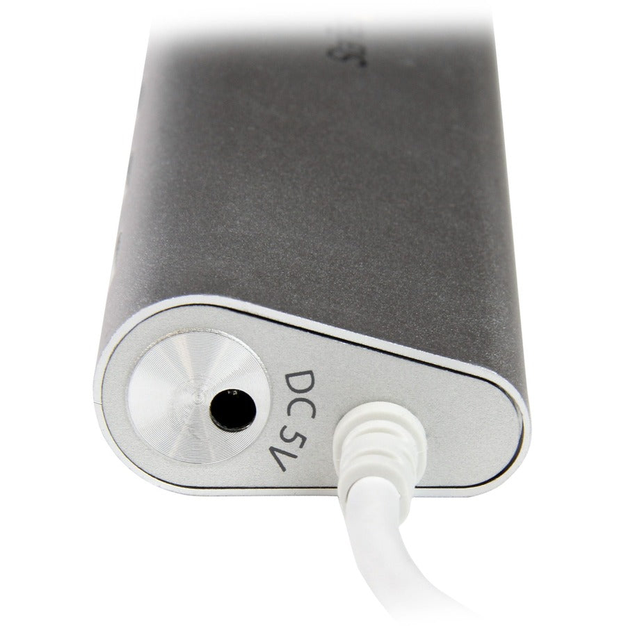 StarTech.com 7-Port USB Hub, USB A to 7x USB-A Ports, USB 5Gbps, Self-Powered, Portable Laptop USB 3.0 Hub Expansion with Power Supply