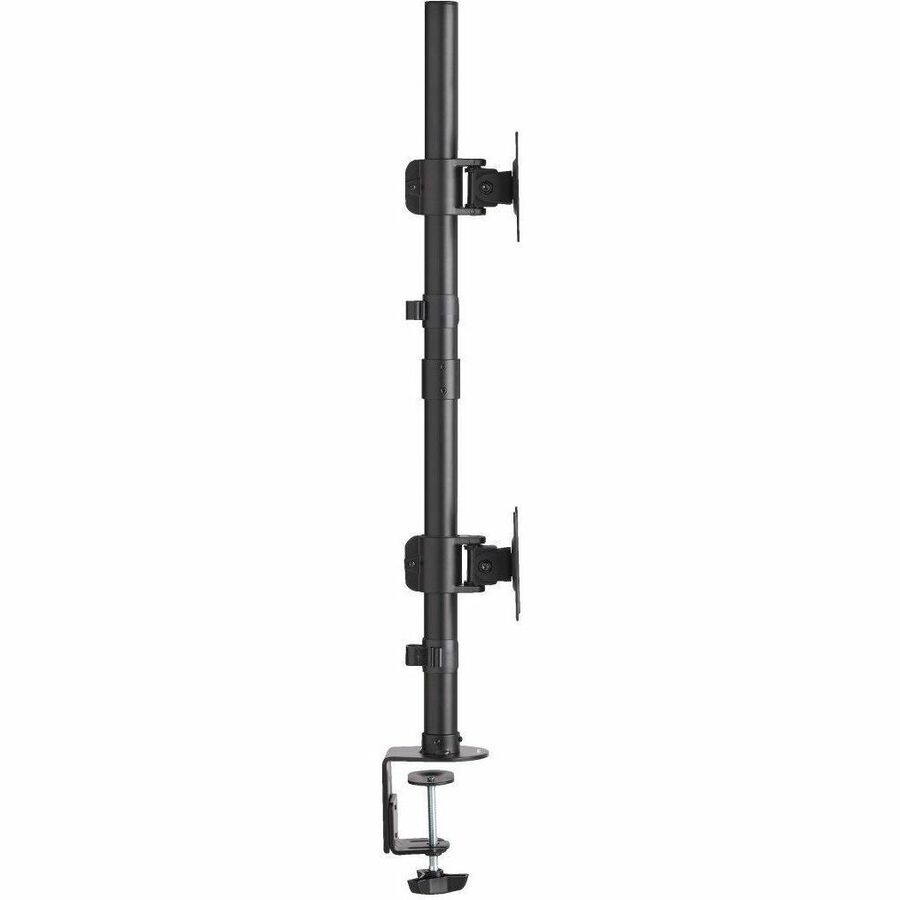 Eaton Tripp Lite Series Dual Vertical Flat-Screen Desk Stand/Clamp Mount, 15 in. to 27 in. Flat-Screen Displays